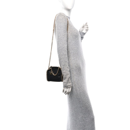 Stella McCartney Shaggy Deer Tiny Falabella Tote Black 2 of 10