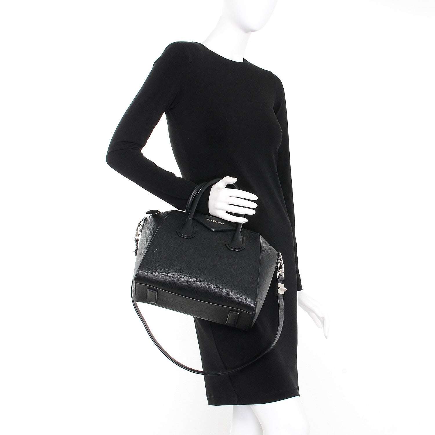Givenchy Sugar Goatskin Small Antigona Black 3 of 11