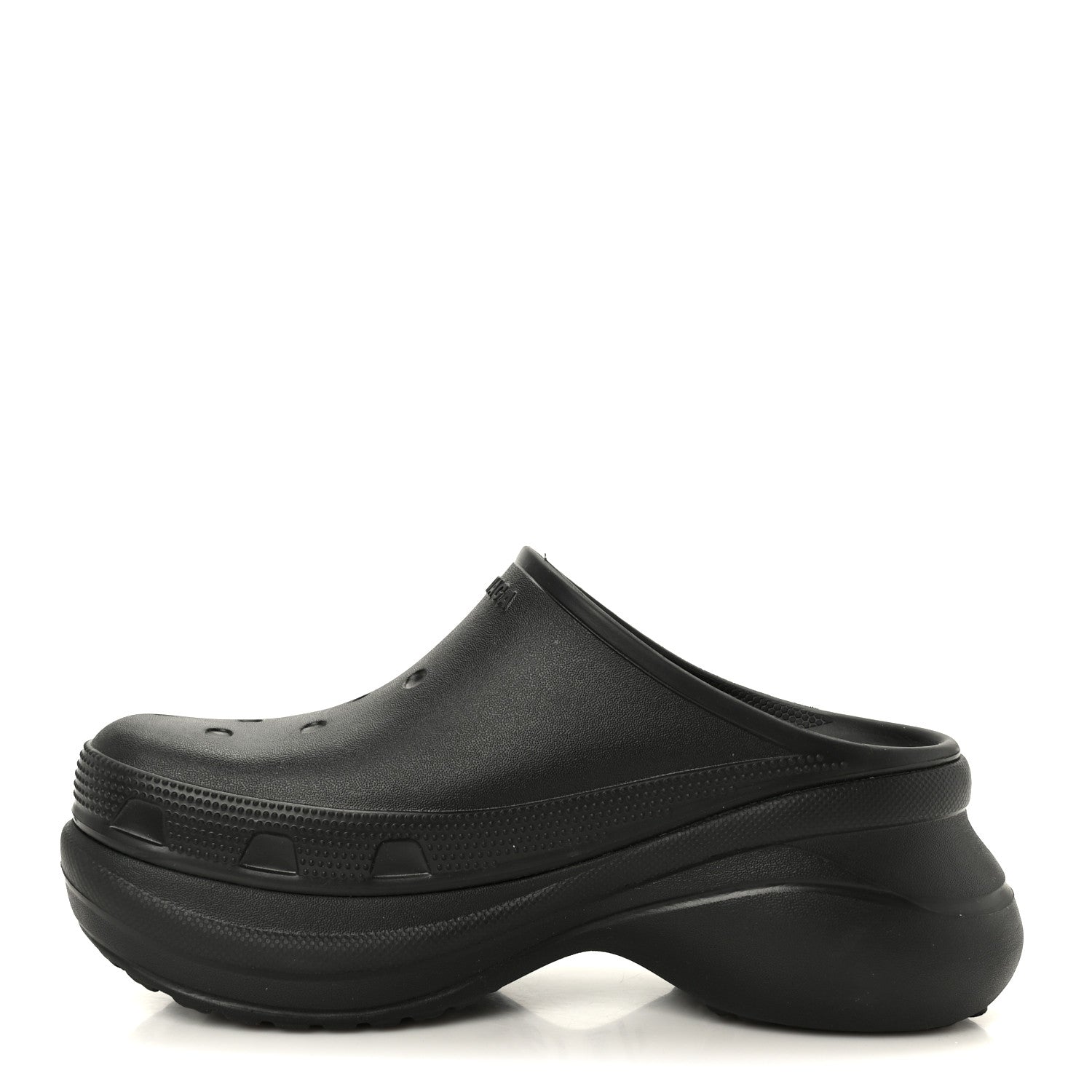 Balenciaga X CROCS Rubber Womens Mules 38 Black 1 of 10