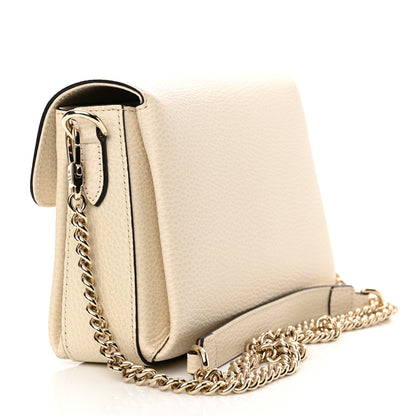 Gucci Dollar Calfskin Interlocking G Crossbody Bag Mystic White 3 of 15