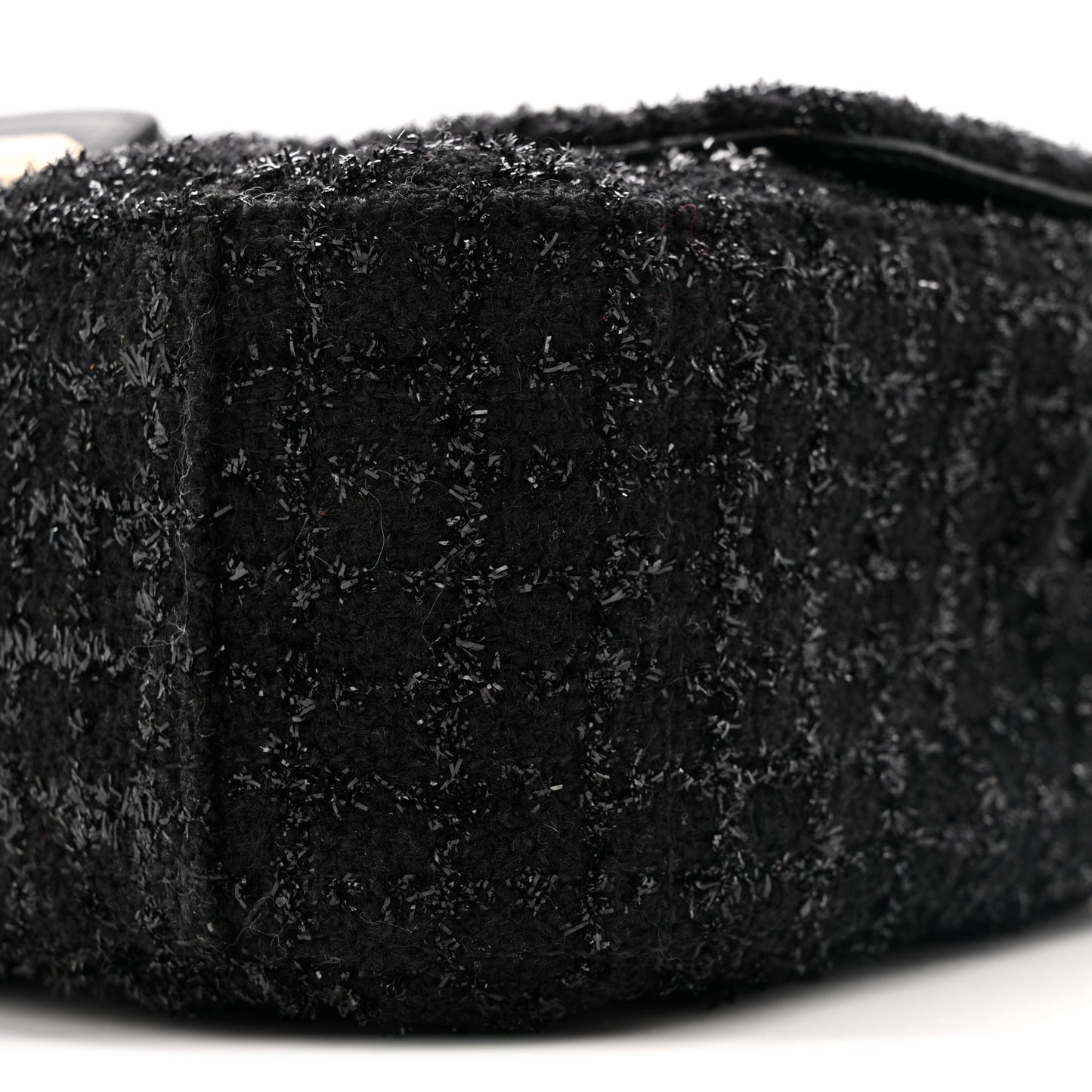 Tweed Medium Miss Dior Flap Black