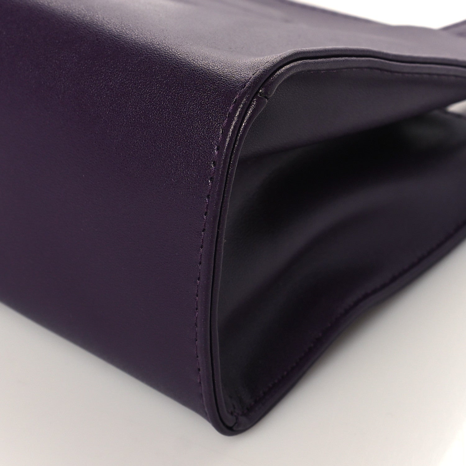 Telfar Vegan Leather Small Shopping Bag Eggplant 9 of 9