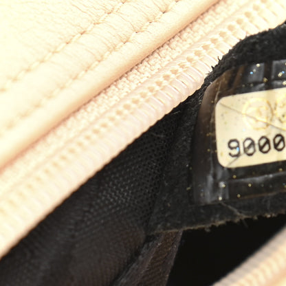 Chanel Calfskin Quilted Large Cambon Bowler Beige Black 7 of 11