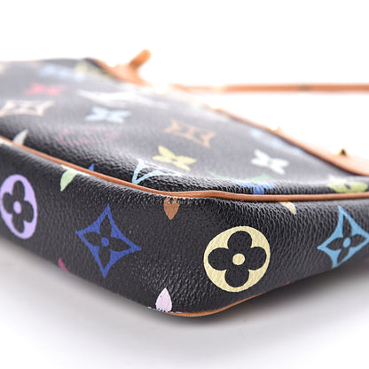 Louis Vuitton Monogram Multicolor Pochette Accessories Black 12 of 12