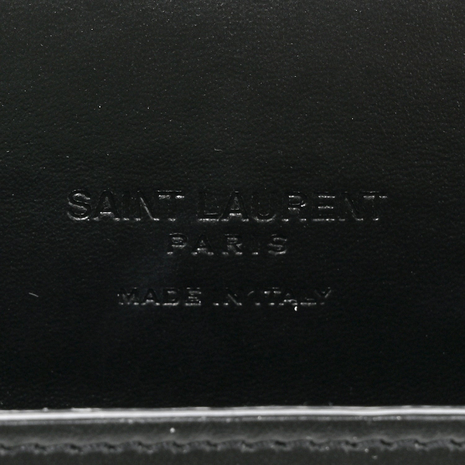 Saint Laurent Calfskin Phone Holder Crossbody Black 6 of 10
