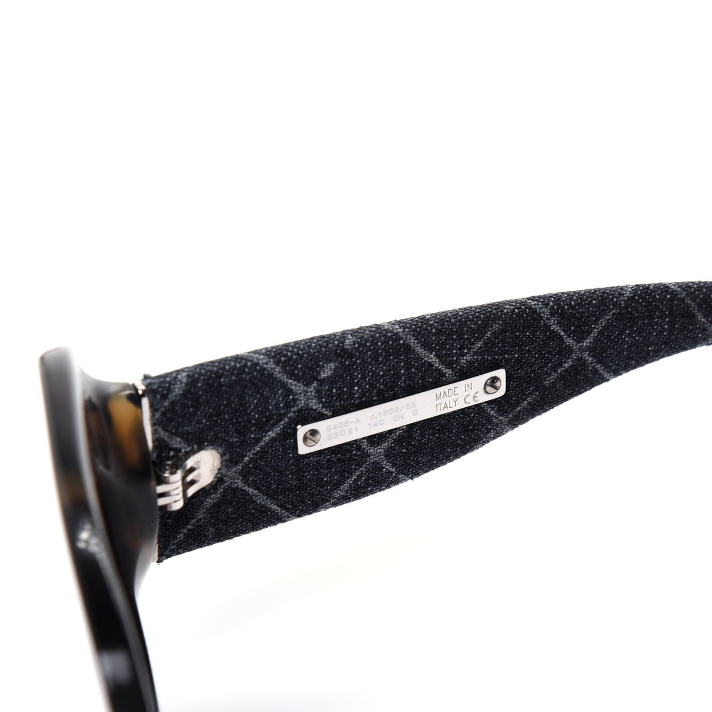 Denim Rectangle Sunglasses 5406 Tortoise