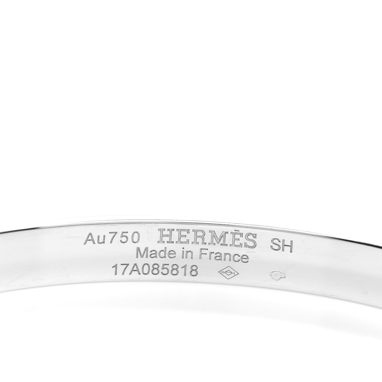 18K White Gold Diamond PM Kelly Bracelet SH