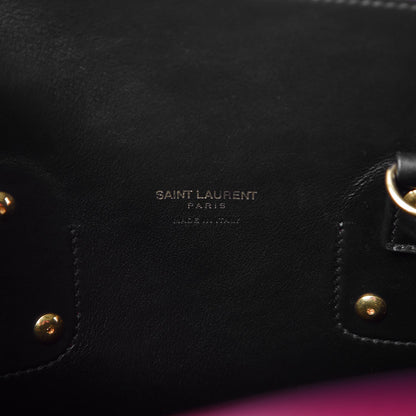 Saint Laurent Calfskin Small Sac De Jour Lipstick Fuchsia 7 of 7