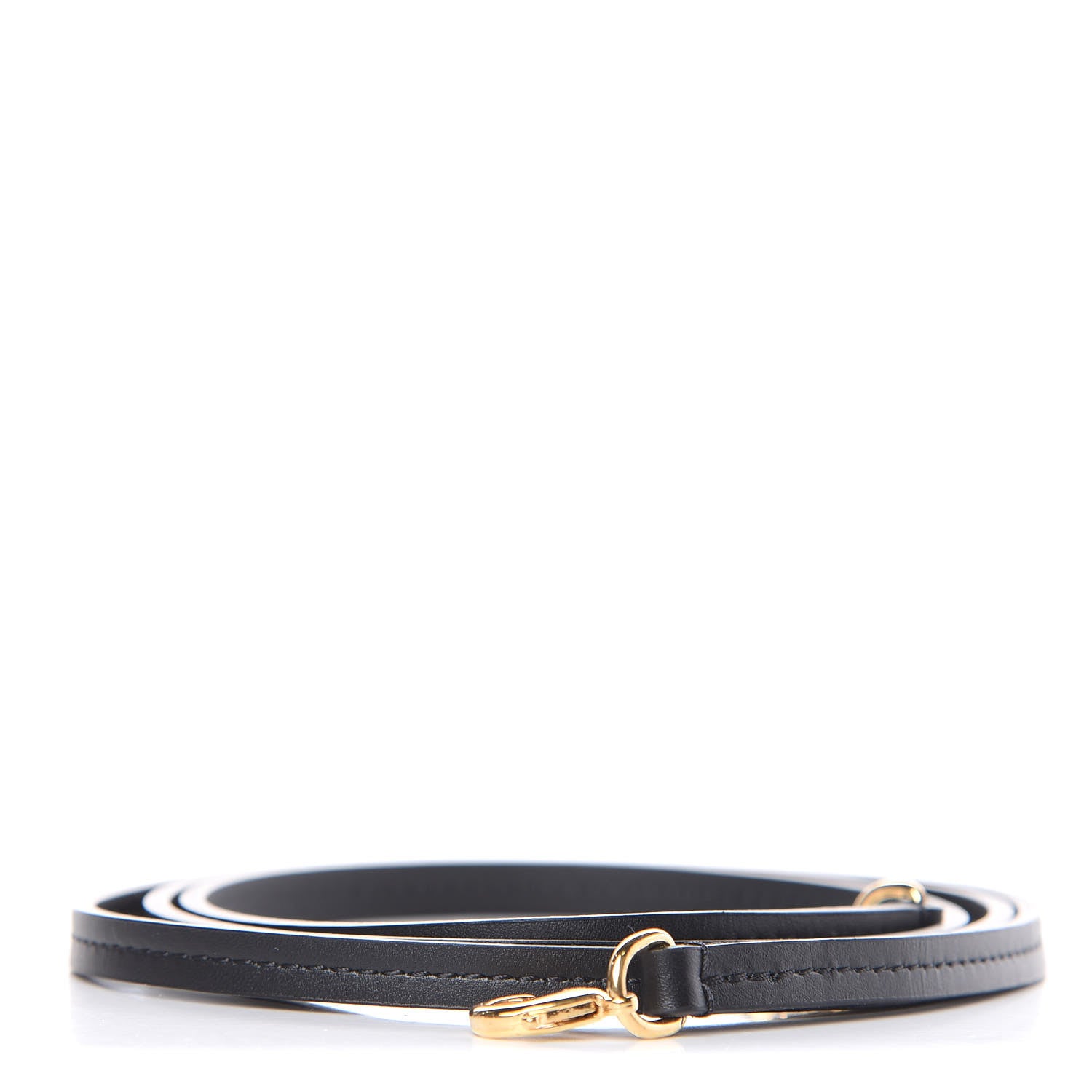 Louis Vuitton Calfskin Eye Trunk Case Strap Black 1 of 3