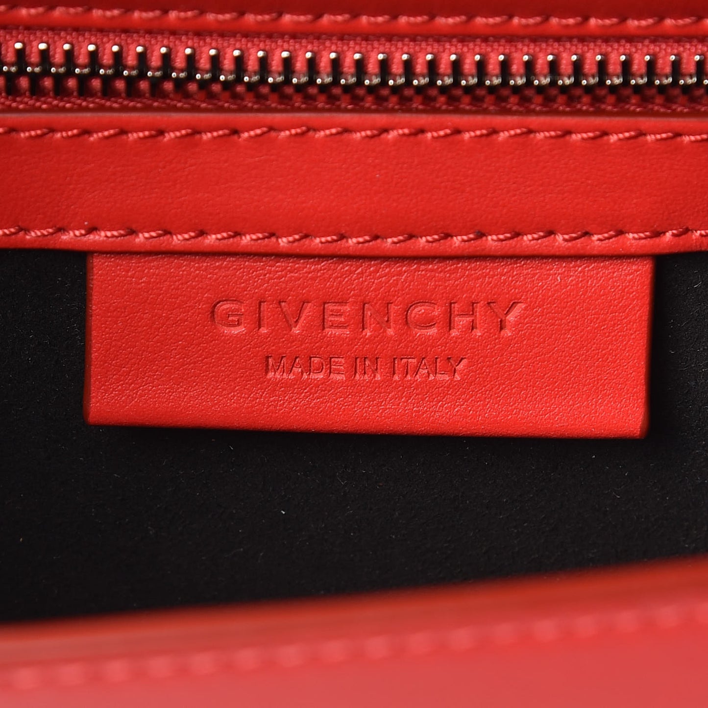 Calfskin Mini Pandora Box Logo Strap Crossbody Bag Red