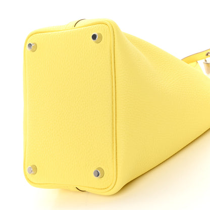 Hermes Taurillon Clemence Picotin Lock 18 PM Lime 9 of 10