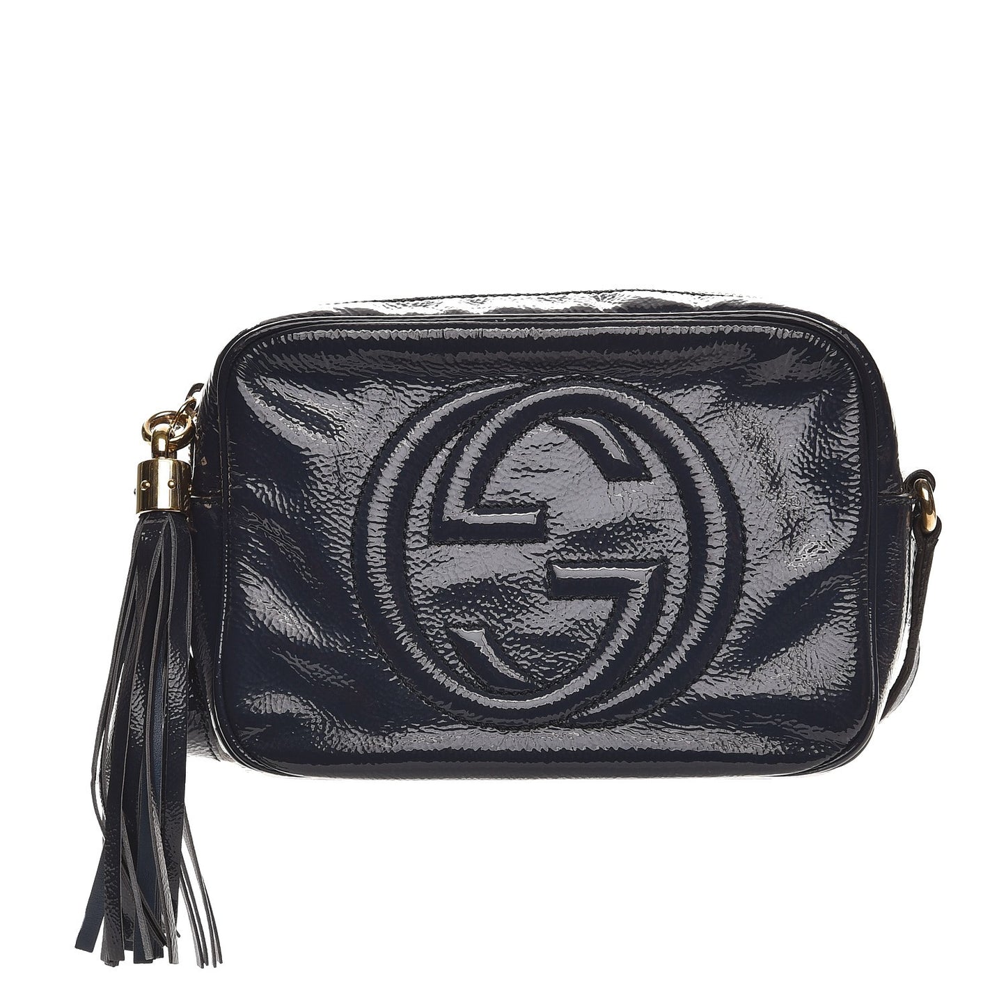 Vernice Naplack Small Soho Disco Bag Uniform Blue