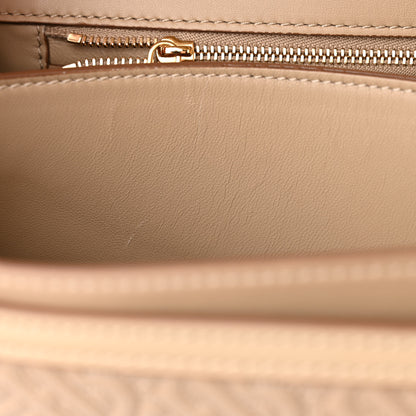 Burberry Calfskin Monogram Embossed Medium TB Chain Bag Honey 10 of 12