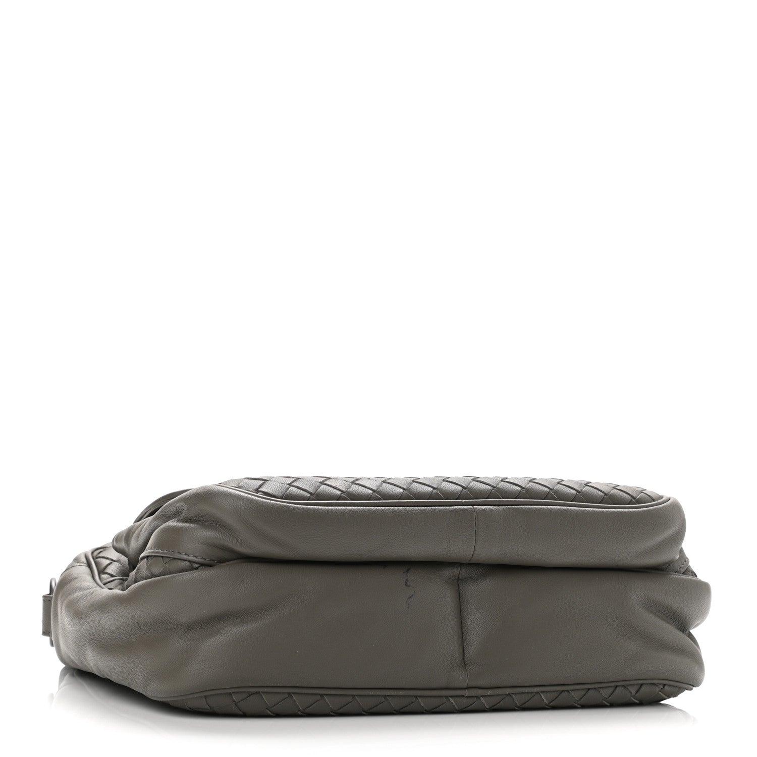 Bottega Veneta Nappa Intrecciato Messenger Bag Grey 3 of 8