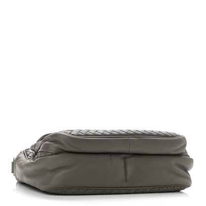 Bottega Veneta Nappa Intrecciato Messenger Bag Grey 3 of 8