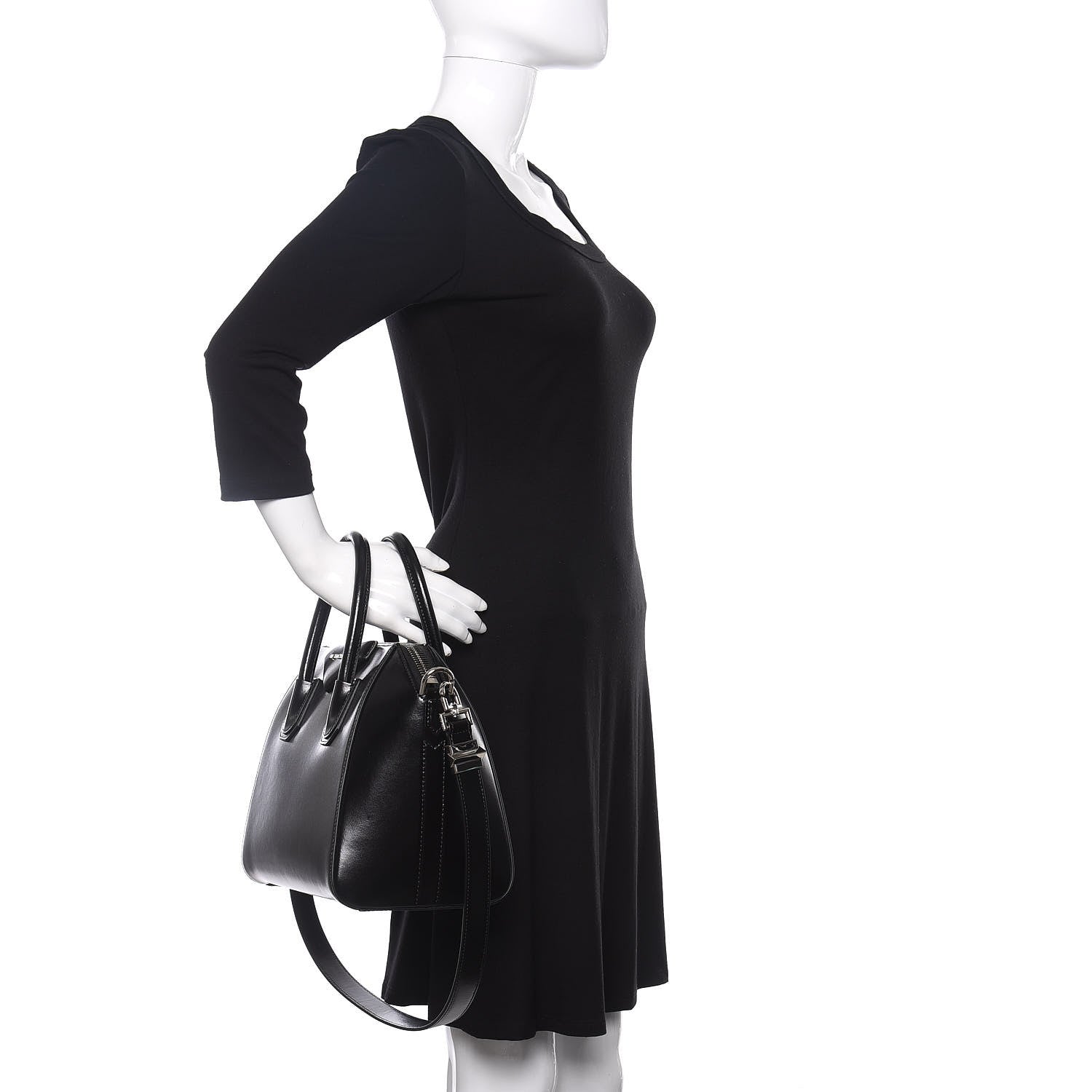 Givenchy Shiny Lord Calfskin Small Antigona Black 3 of 11