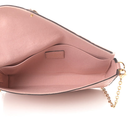 Louis Vuitton Empreinte Pochette Felicie Chain Wallet Rose Poudre 7 of 15