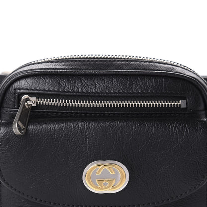 Gucci Fluffy Calfskin Mini Morpheus Belt Bag 90 36 Black 10 of 10