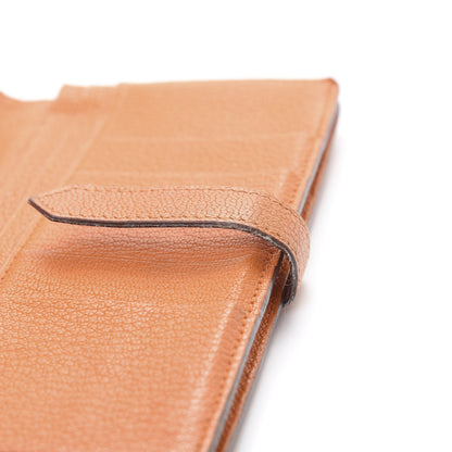 Hermes Chevre Mysore Bearn Gusset Wallet Orange 10 of 15