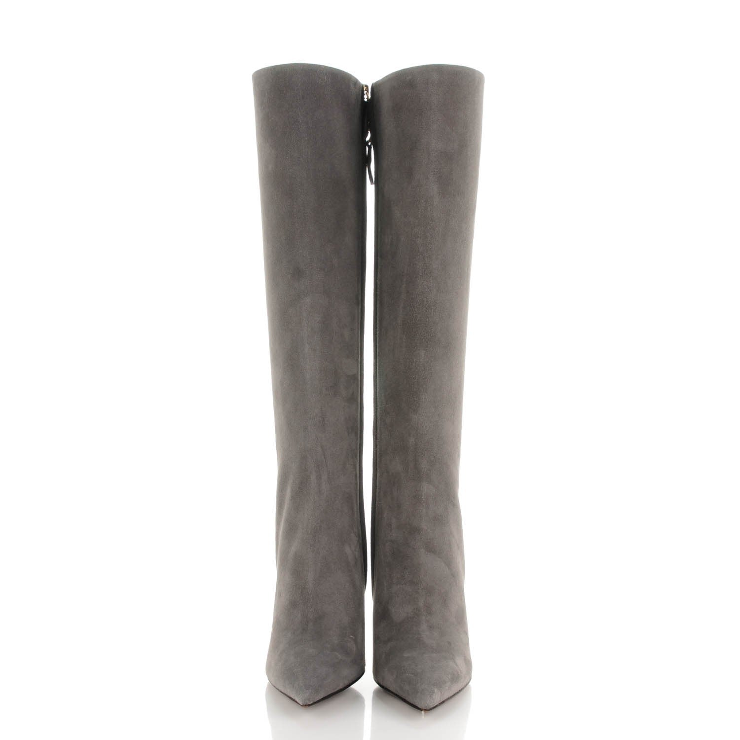 Louis Vuitton Suede Eyeline High Boots 35.5 Gris 2 of 7
