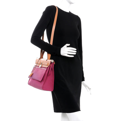 Hermes Vache Hunter Toile Herbag Zip 31 PM Tosca 2 of 7