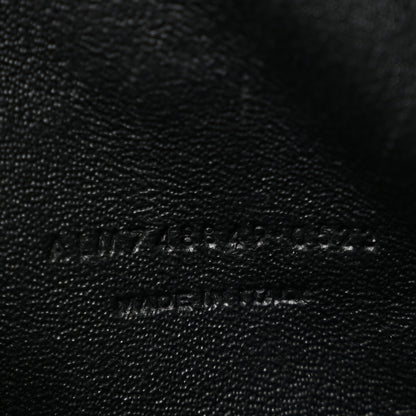 Saint Laurent Calfskin Matelasse Monogram Mini Lou Camera Bag Black 7 of 13