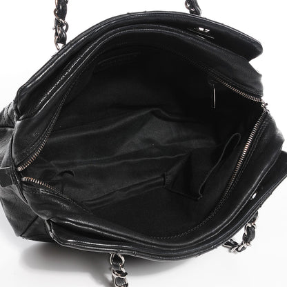 Chanel Calfskin Small Diamond Stitch Tote Black 5 of 7