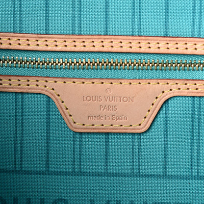Louis Vuitton Monogram V Neverfull MM Turquoise 7 of 14