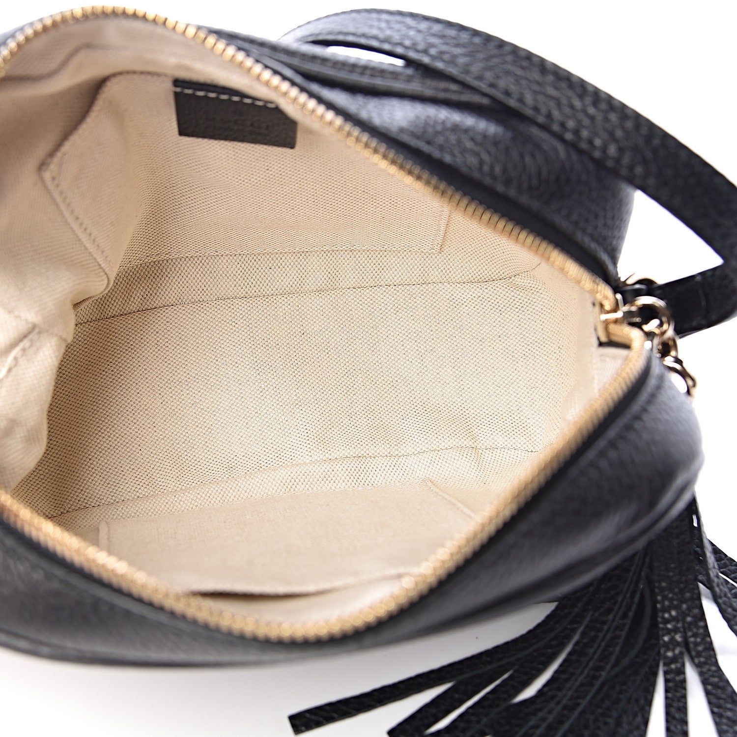 Gucci Pebbled Calfskin Small Soho Disco Bag Black 5 of 10