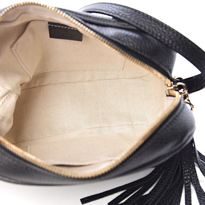Gucci Pebbled Calfskin Small Soho Disco Bag Black 5 of 10