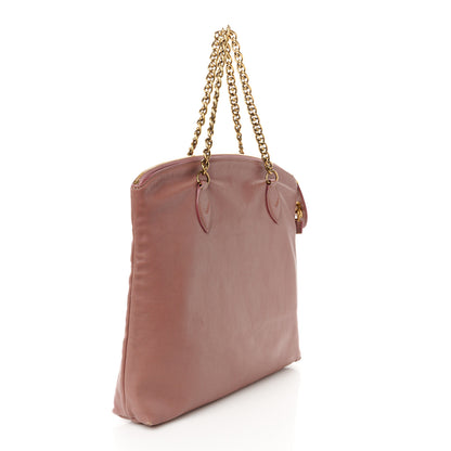 Louis Vuitton Cuir Boudoir Lockit Chain Rose 3 of 13