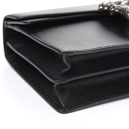 Gucci Pebbled Calfskin Small Dionysus Shoulder Bag Black 8 of 10