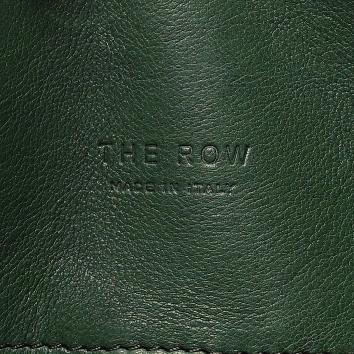 Polished Saddle Calfskin Marlo Tote Bag Moss