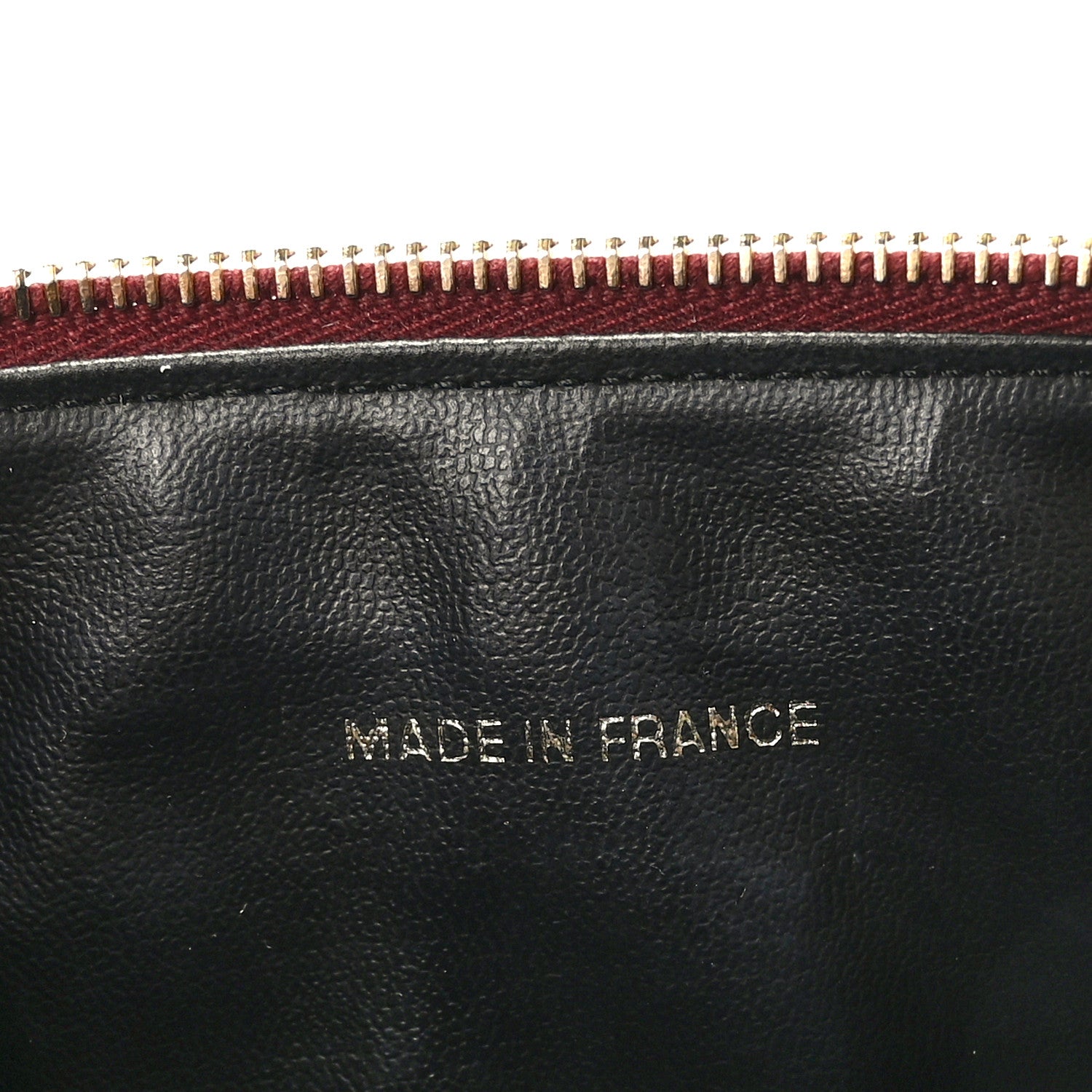Chanel Caviar Vanity Cosmetic Case Burgundy 7 of 12