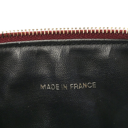 Chanel Caviar Vanity Cosmetic Case Burgundy 7 of 12