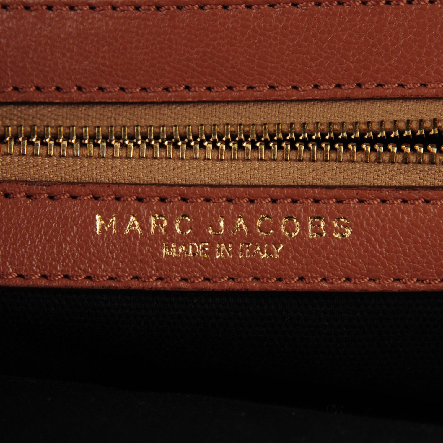 Marc Jacobs Calfskin Quilted Stam Tobacco 9 of 10