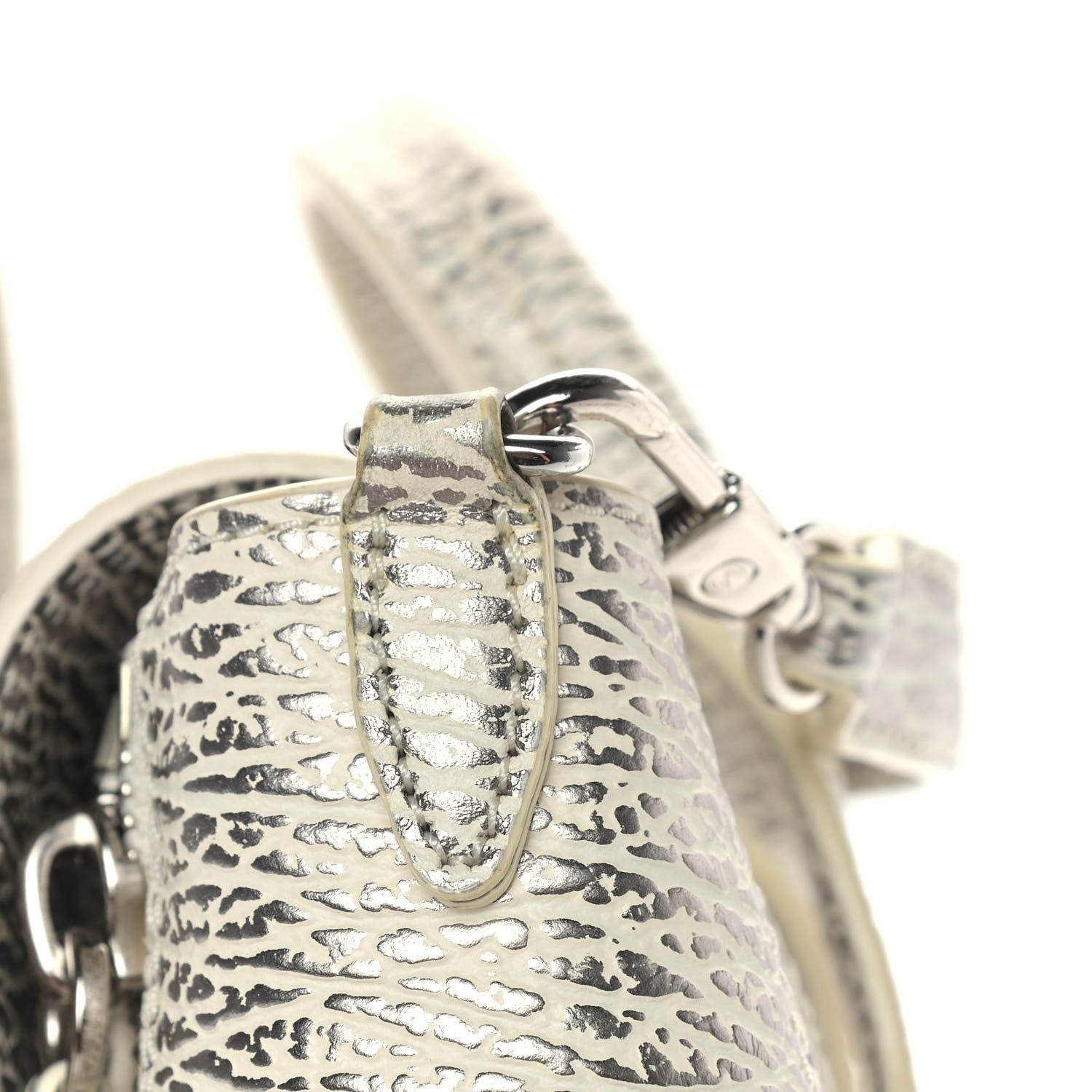 3.1 Phillip Lim Textured Calfskin Mini Pashli Satchel Silver White 11 of 13