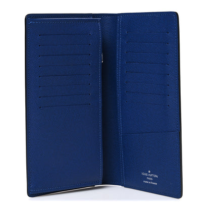Louis Vuitton Taigarama Brazza Wallet NM Cobalt 5 of 6
