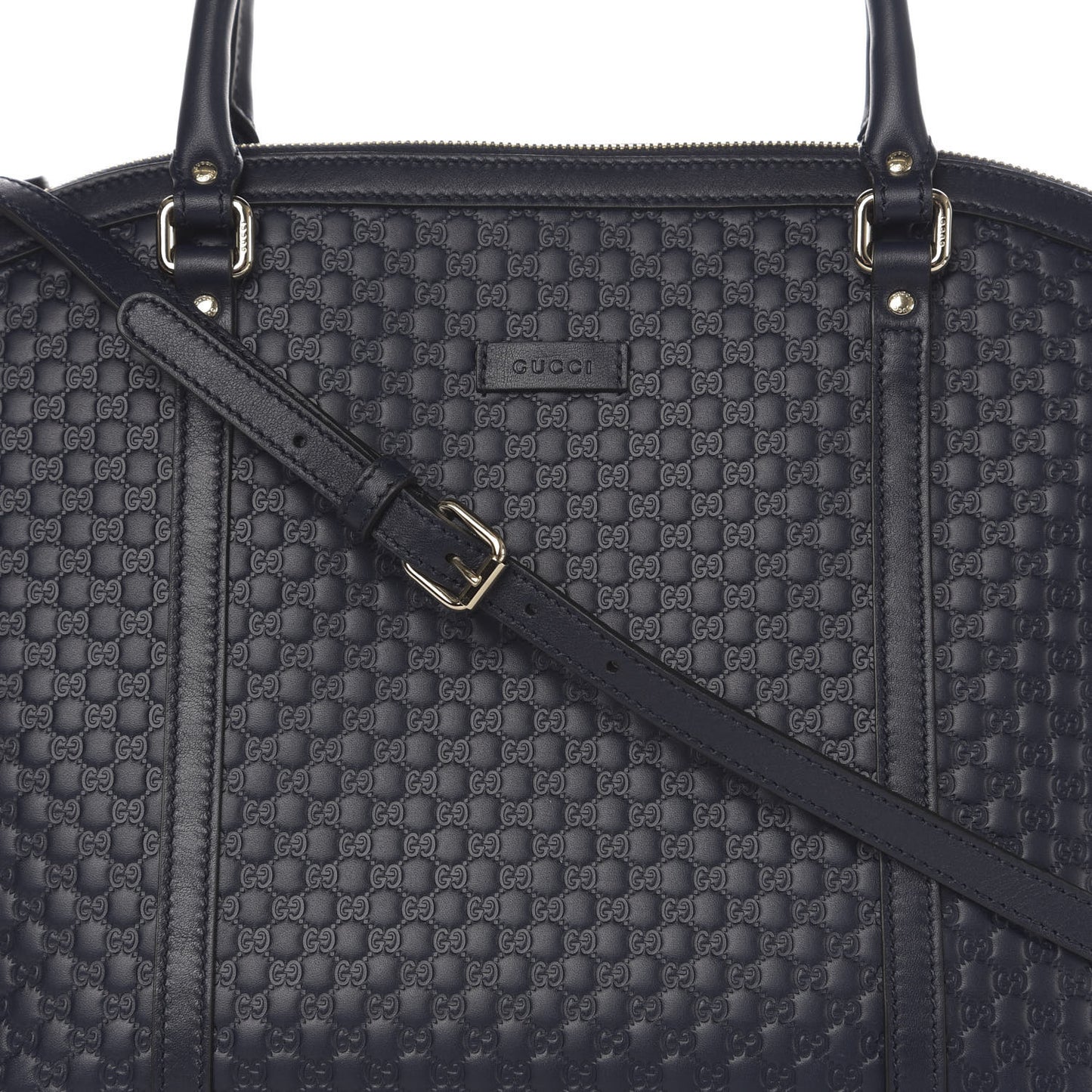Soft Microguccissima Dome Satchel Navy