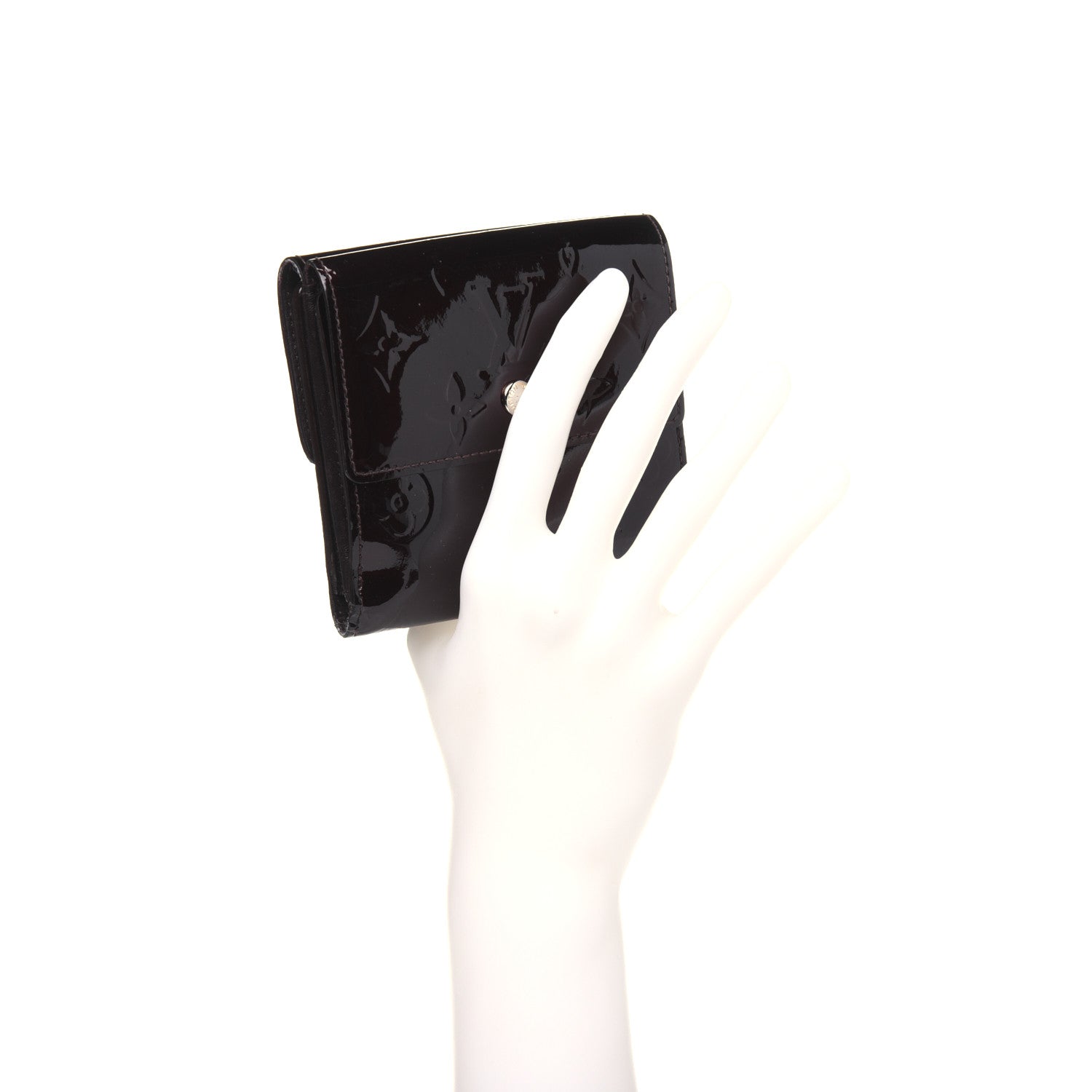 Louis Vuitton Vernis Elise Wallet Amarante 2 of 11