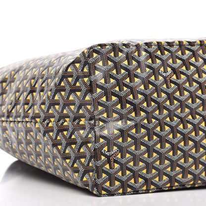 Goyard Goyardine Saint Louis Claire Voie GM Black Yellow 6 of 10
