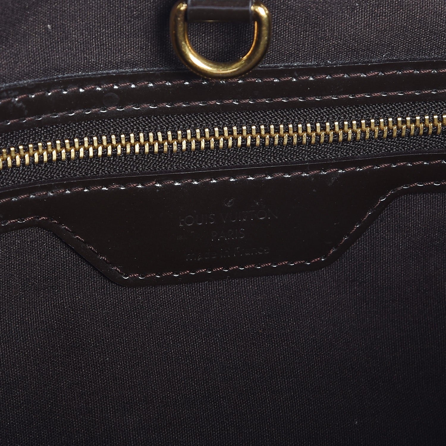 Louis Vuitton Vernis Wilshire MM Terre D'Ombre 6 of 7