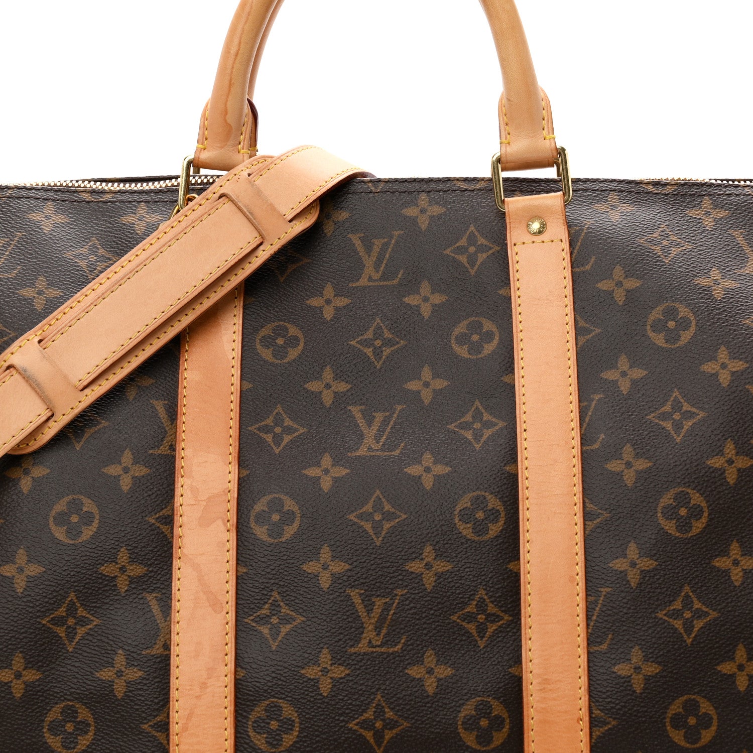 Louis Vuitton Monogram Keepall Bandouliere 55 7 of 11