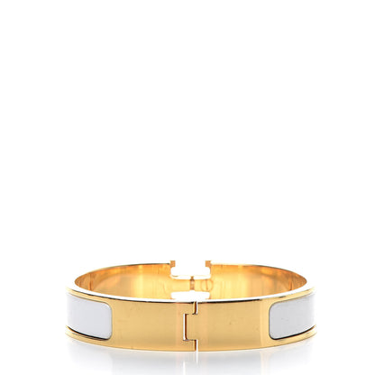 Hermes Enamel Narrow Clic Clac H Bracelet PM White 3 of 6