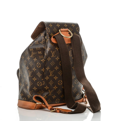 Louis Vuitton Monogram Montsouris GM Backpack 3 of 6