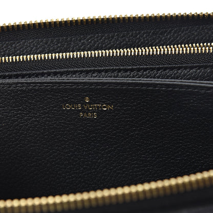 Louis Vuitton Empreinte Zippy Wallet Black 5 of 6