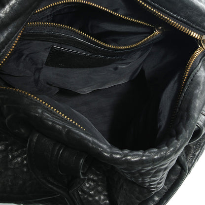 Alexander Wang Leather Rocco Duffel Black With Antique Brass Hardware 5 of 7