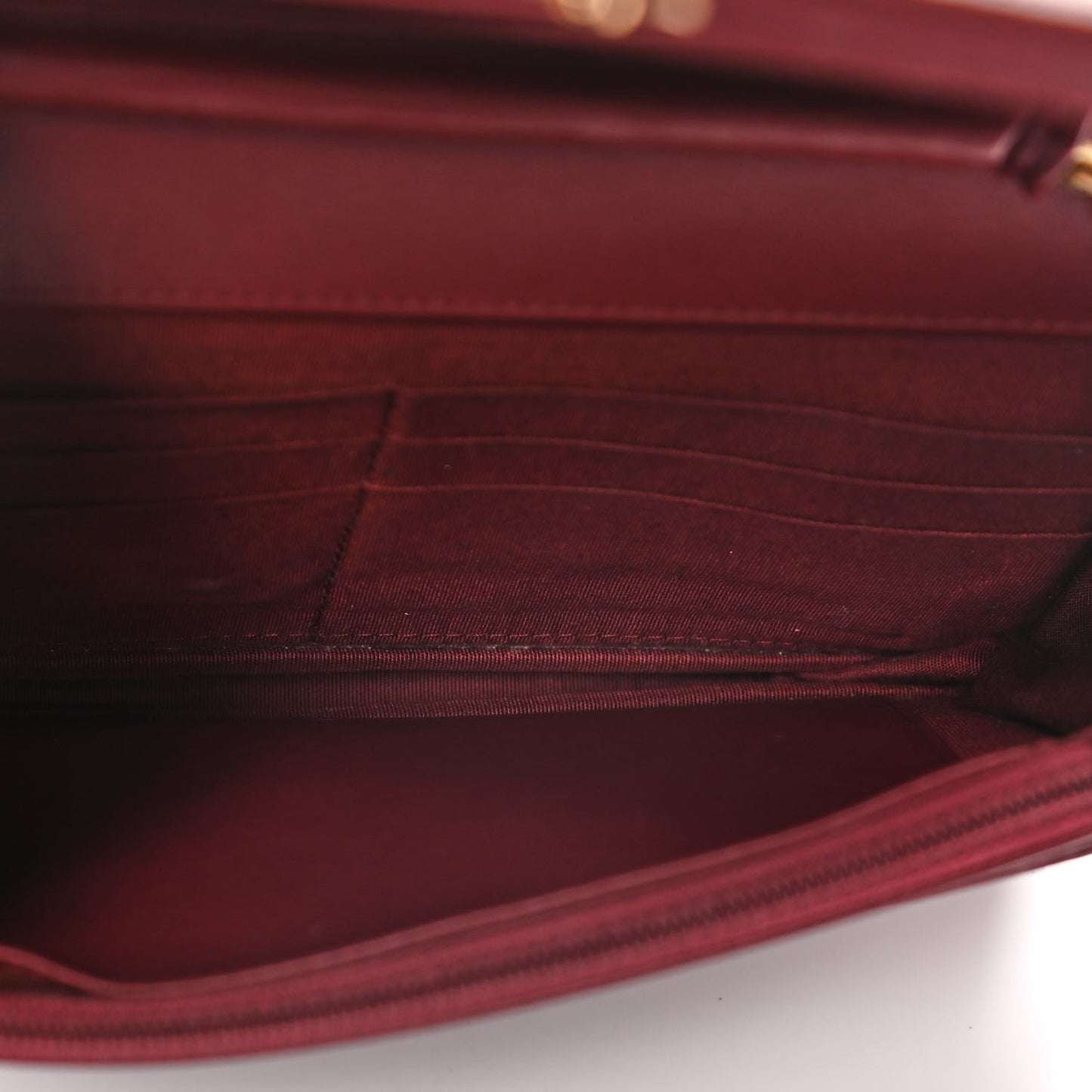 Caviar Quilted Boy Wallet On Chain WOC Red