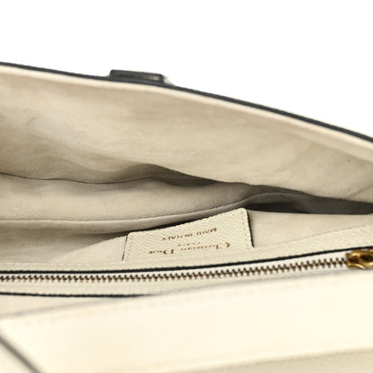 Christian Dior Grained Calfskin Saddle Bag White 5 of 10