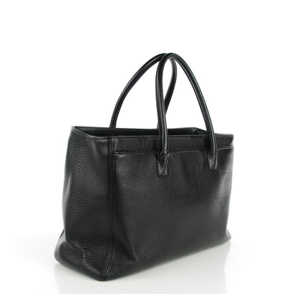 Chanel Calfskin Cerf Executive Shopper Tote Black 3 of 7
